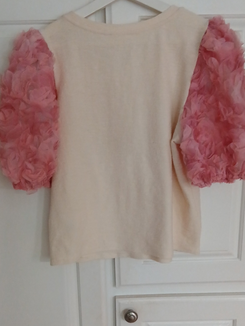 Maeve For Anthropologie NWT Texture Sleeve Top Size Medium - Picture 6 of 6